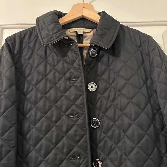 Burberry Brit Black Quilted Jacket size Small - Picture 2 of 15